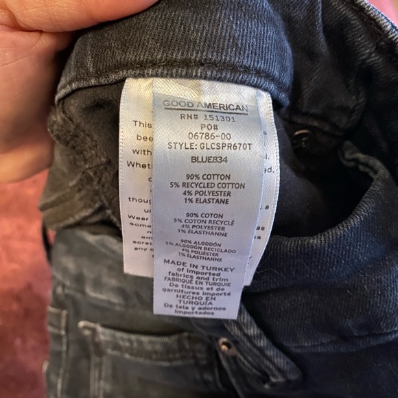 Good American Dark Blue Jeans - Picture 3 of 4